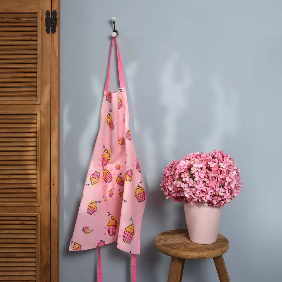 Sarah Anderson Cupcake Pembe Ebeveyn Mutfak Önlüğü