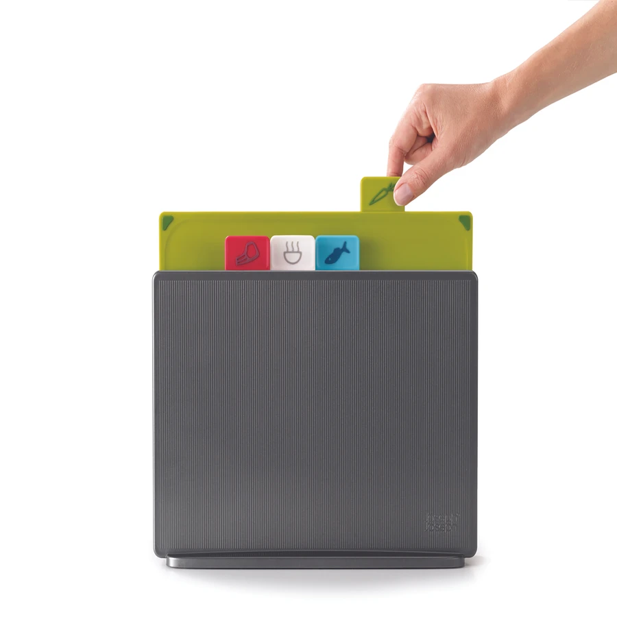 Joseph Joseph 60131 Index Plastik Kesme Tahtası Seti Gümüş