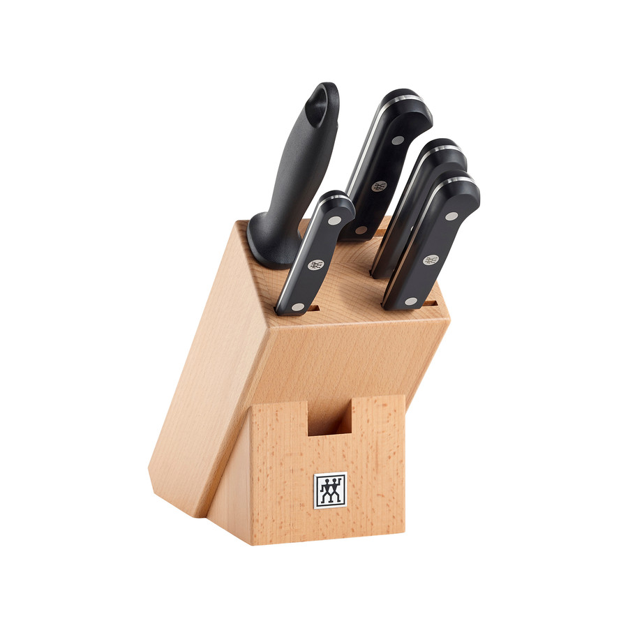 Zwilling Gourmet 6 Parça Doğal Ahşap Bloklu Bıçak Seti