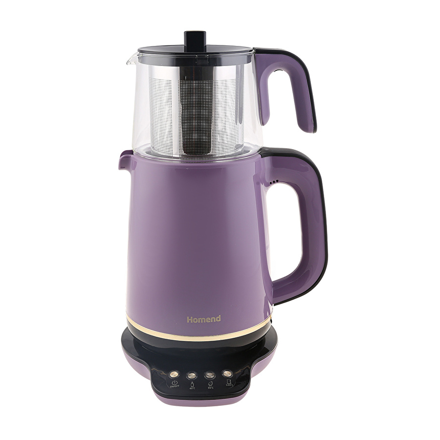 Homend Royaltea 1763h Konuşan Çay Makinesi Mor Gold