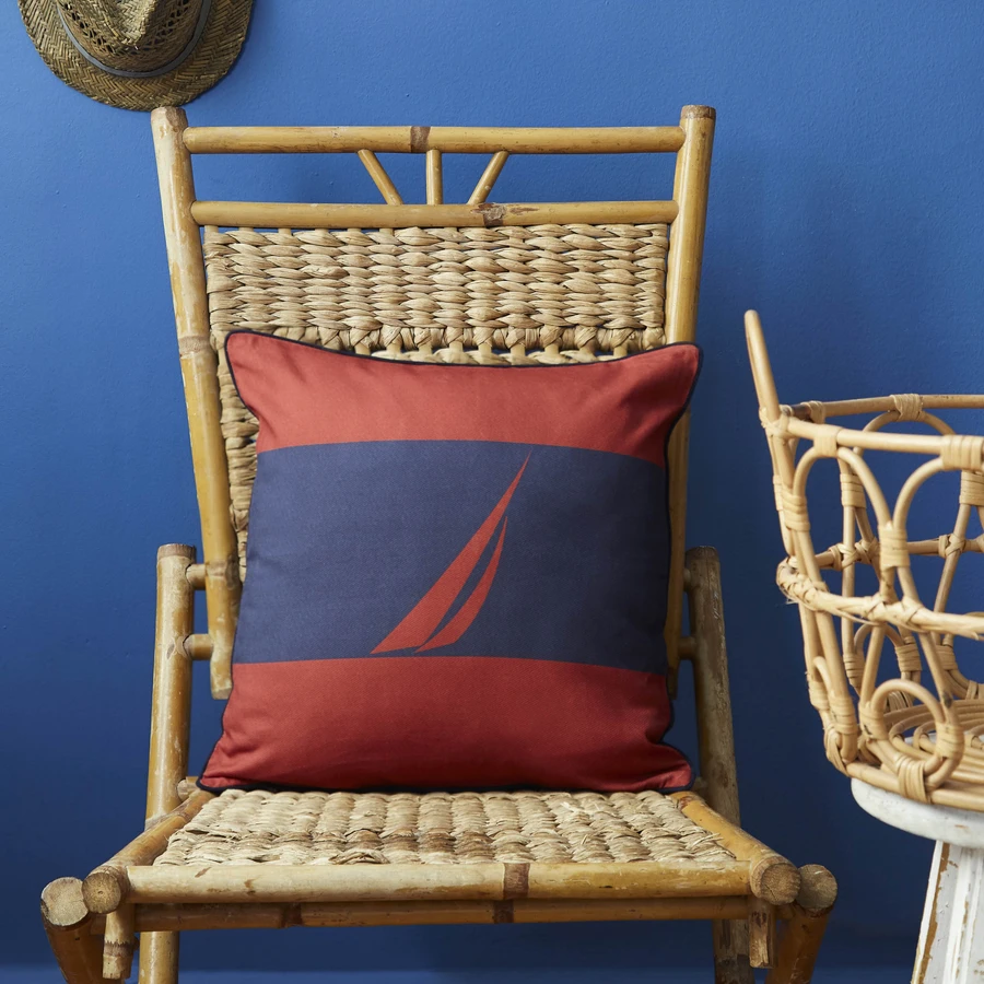 Nautica Home Sail Kırmızı İç Dolgulu Kırlent