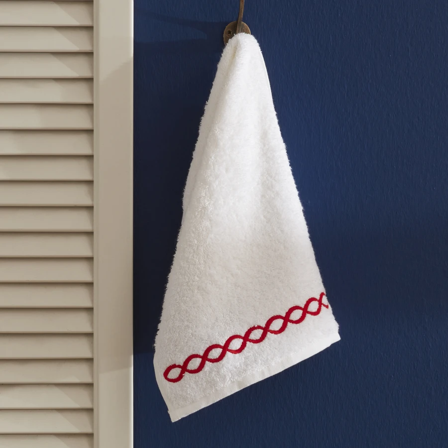 Nautica Home Billow Red Yüz Havlusu 50x90 cm