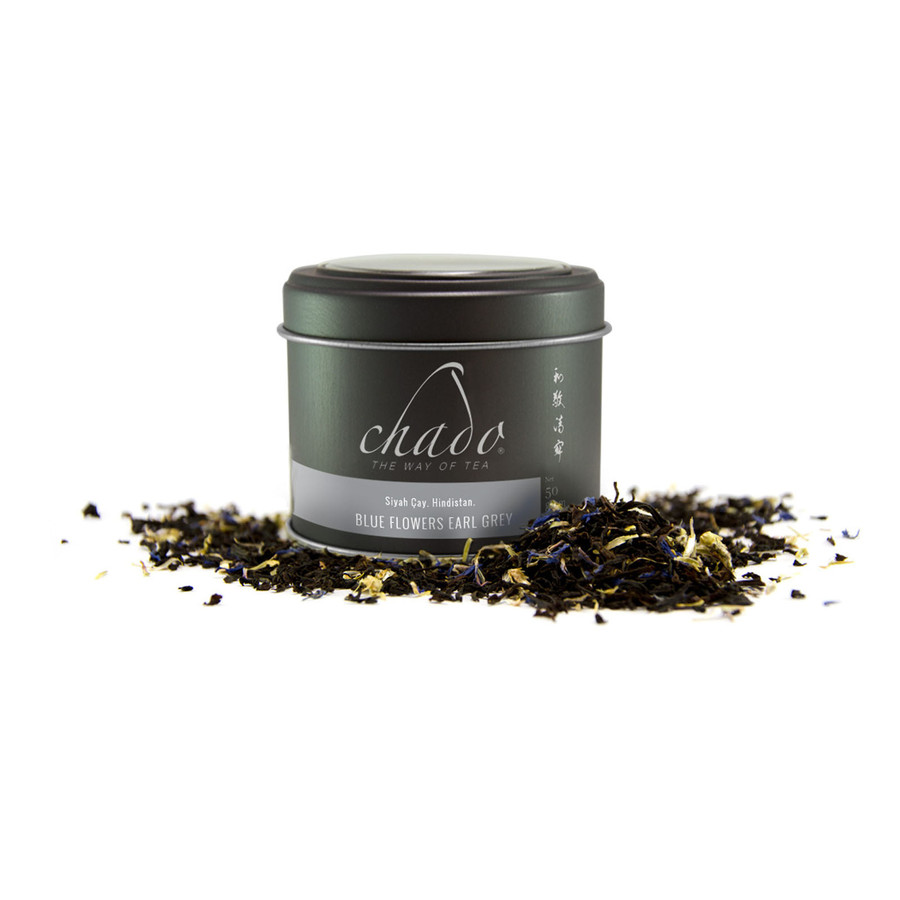 Chado Blue Flowers Earl Grey Siyah Çay