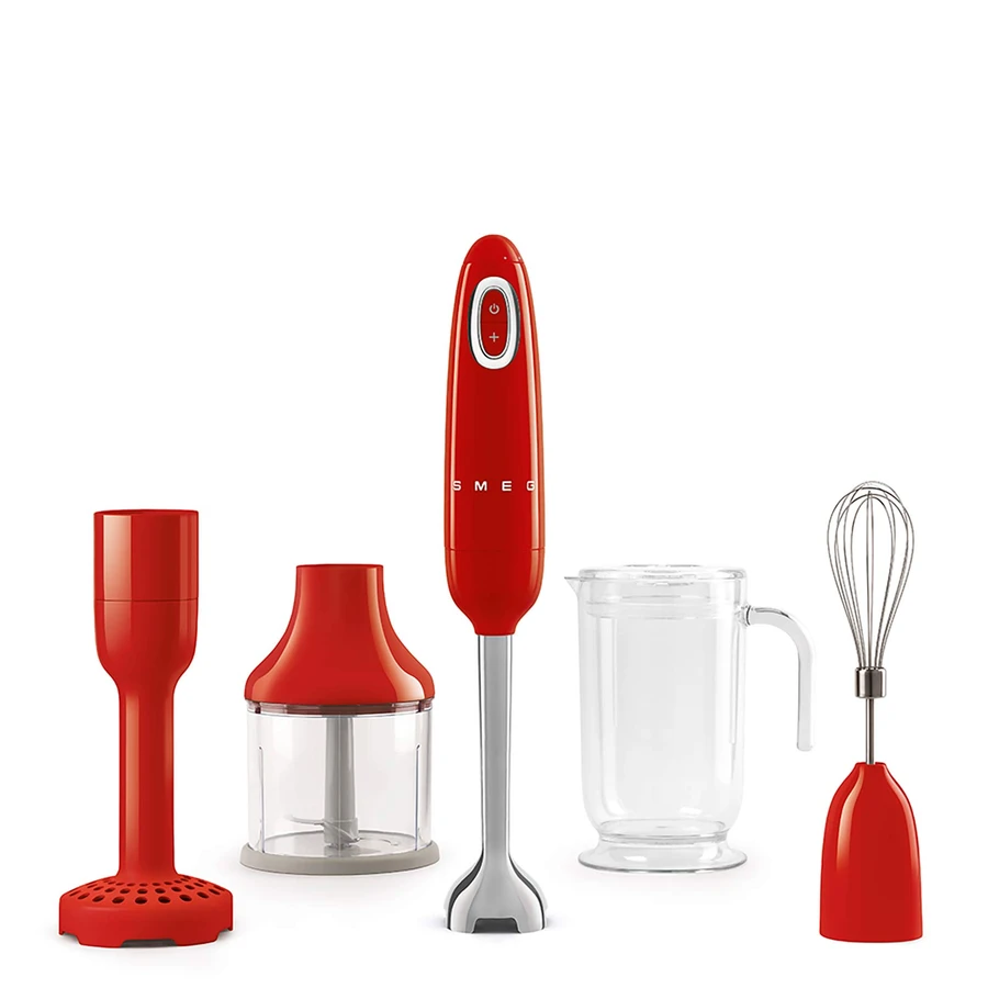 Smeg El Blender Set Red Hbf02rdeu