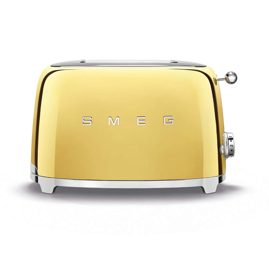 Smeg 2x1 Ekmek Kızartma TSF01GOEU Gold