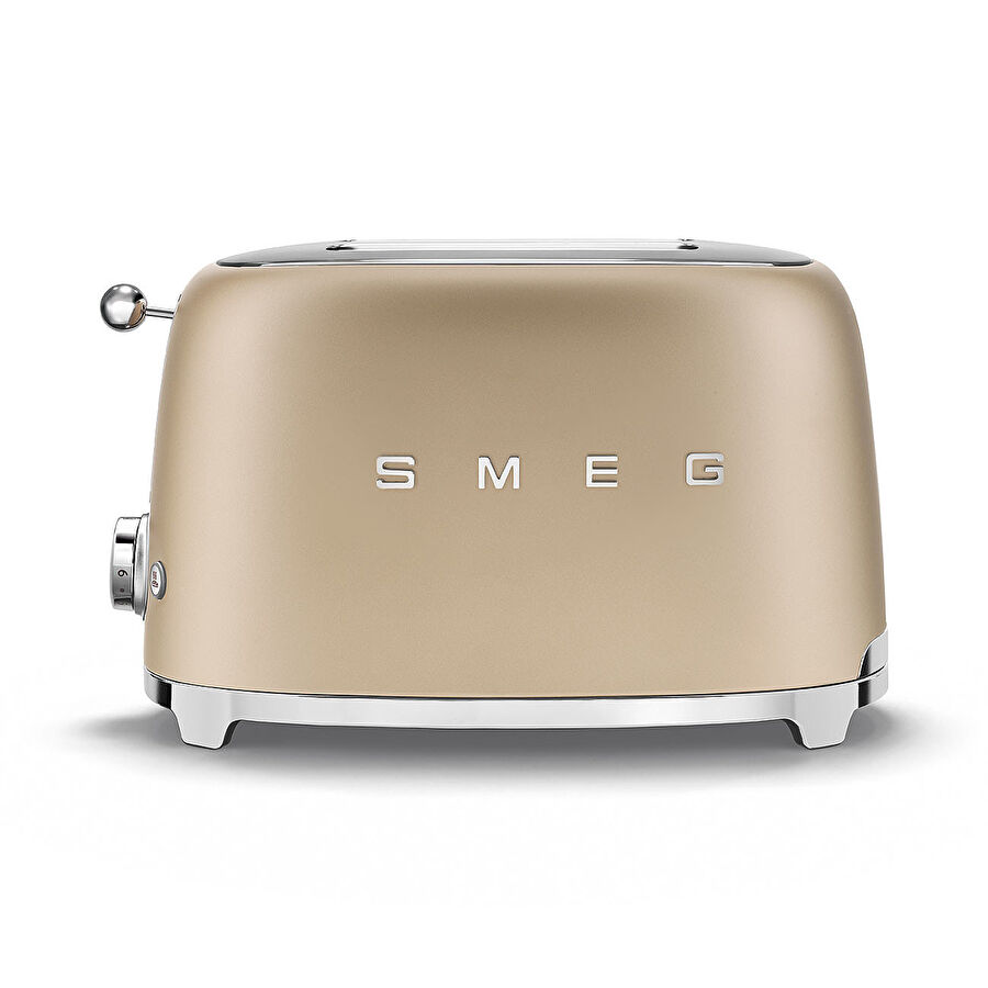 Smeg 2x1 Ekmek Kızartma TSF01CHMEU Mat Gold