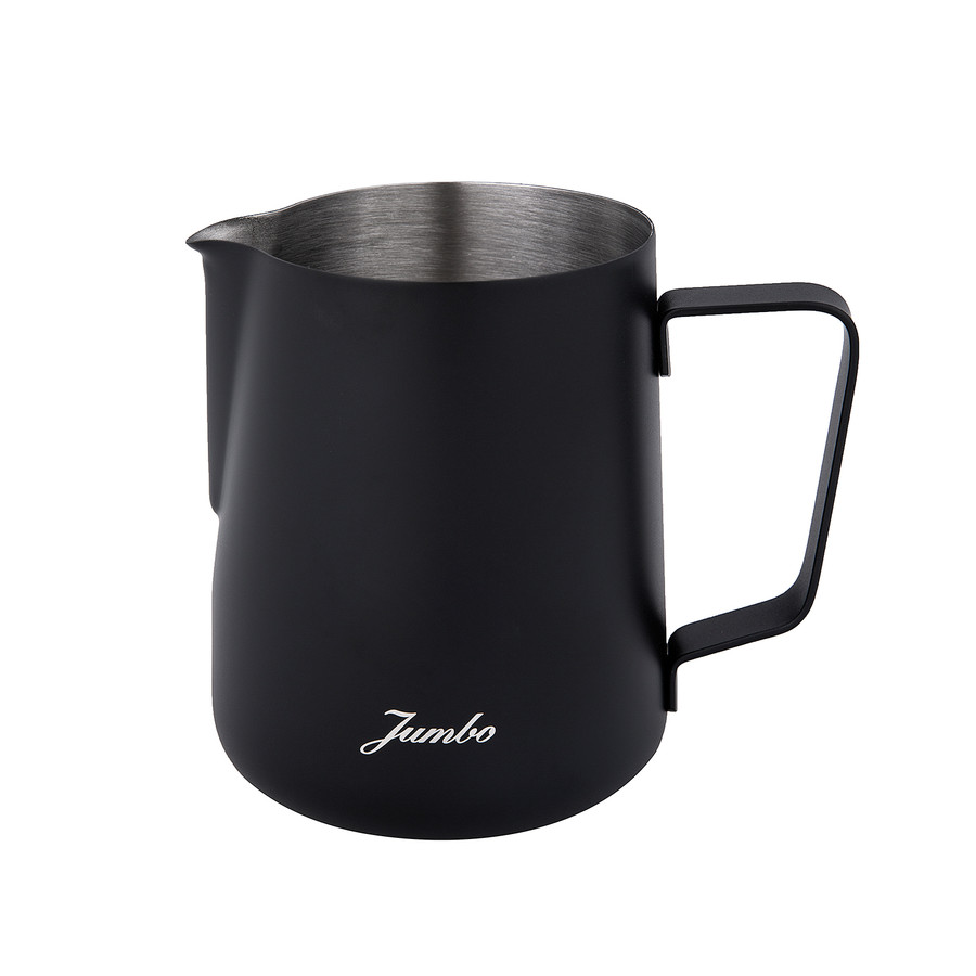 Jumbo Venti Çelik Süt Potu Siyah 600 ml