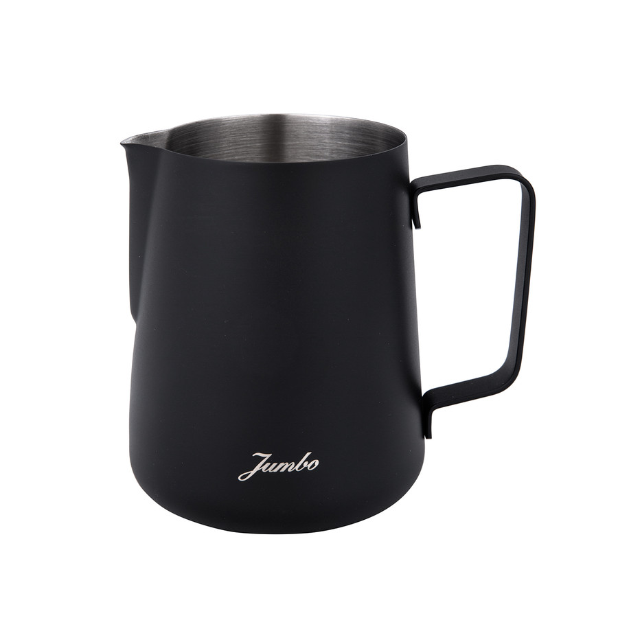 Jumbo Venti Çelik Süt Potu Siyah 700 ml