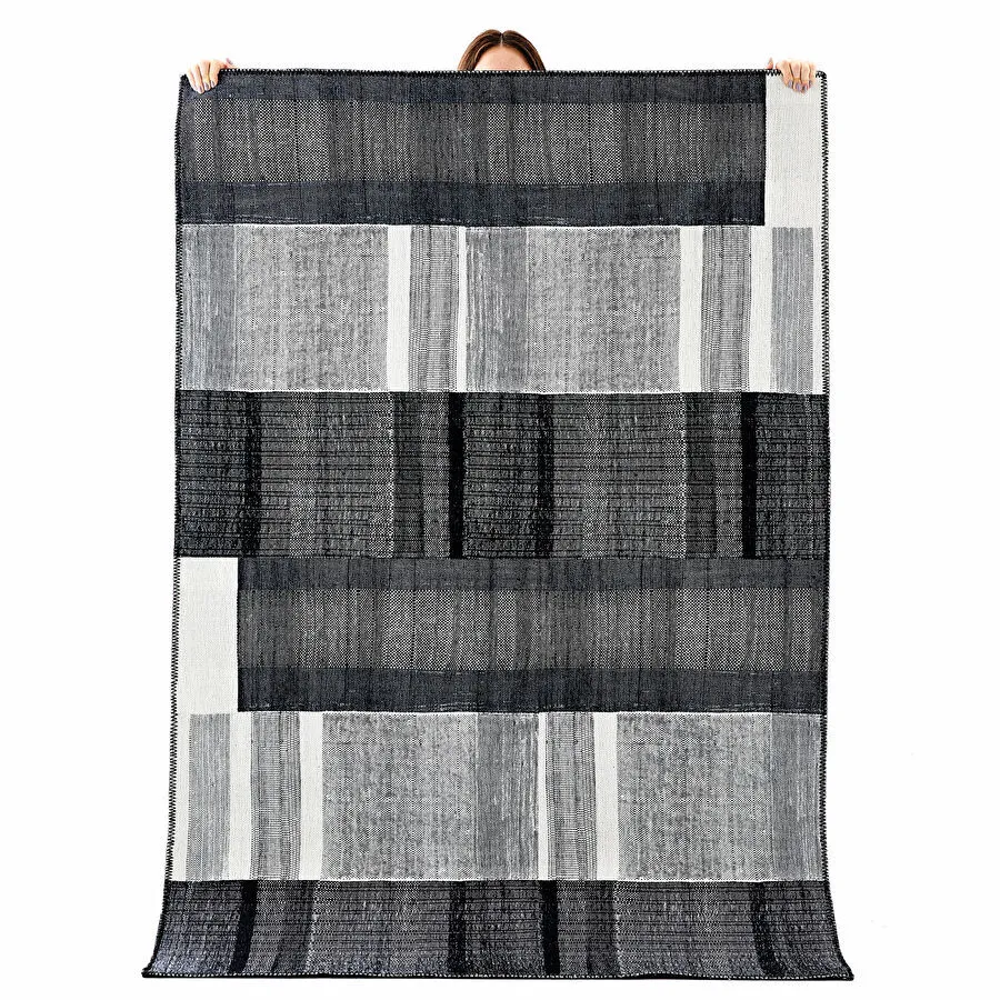 Kaşmir Halı Dekoratif Art Trend Deep Black 180x280 cm
