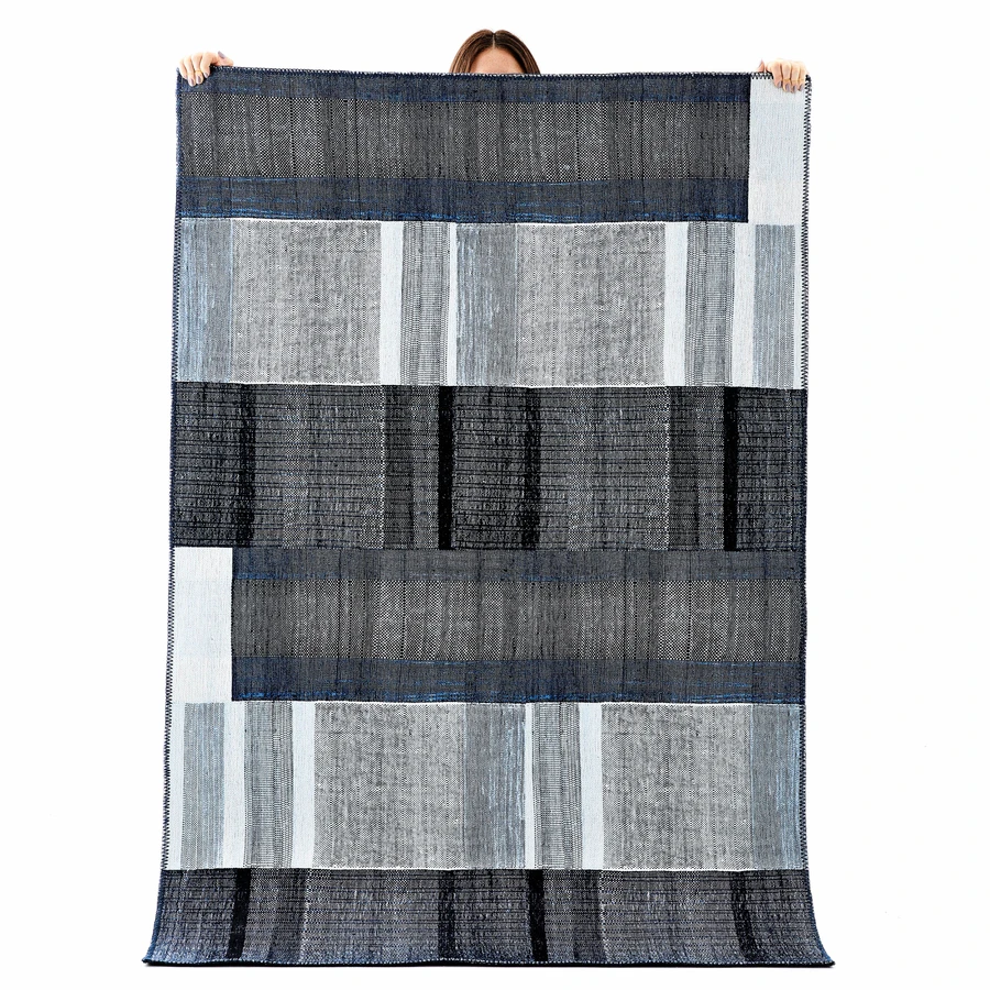 Kaşmir Halı Dekoratif Art Trend Deep Blue 80x150 cm