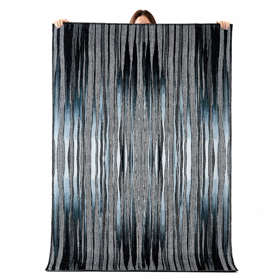 Kaşmir Halı Dekoratif Art Trend Black Line 120x180 cm
