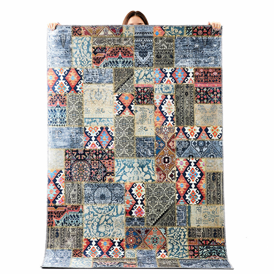 Kaşmir Halı Dekoratif Art Türkmen Hazar 160x230 cm