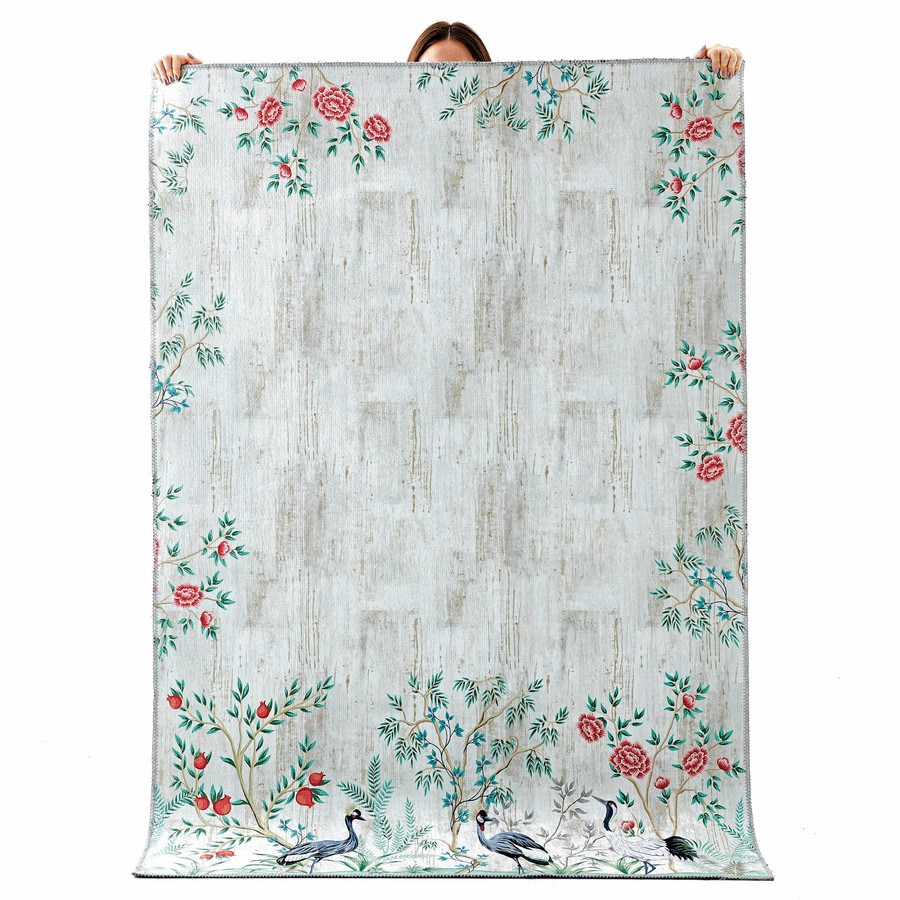 Kaşmir Halı Dekoratif Art Mutfak Garden 80x300 cm