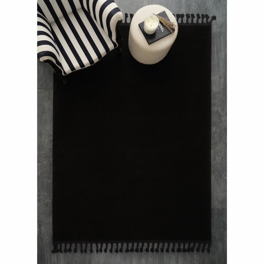 Kaşmir Halı 7/24 Dört Mevsim Black 200x290 cm