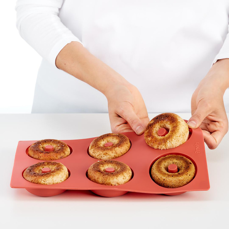 Lekue Kırmızı Donut Kalıbı