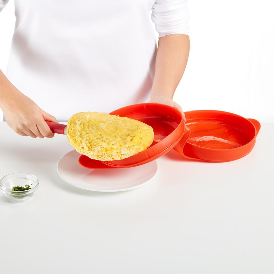 Lekue Kırmızı Silikon İspanyol Omlet Kalıbı