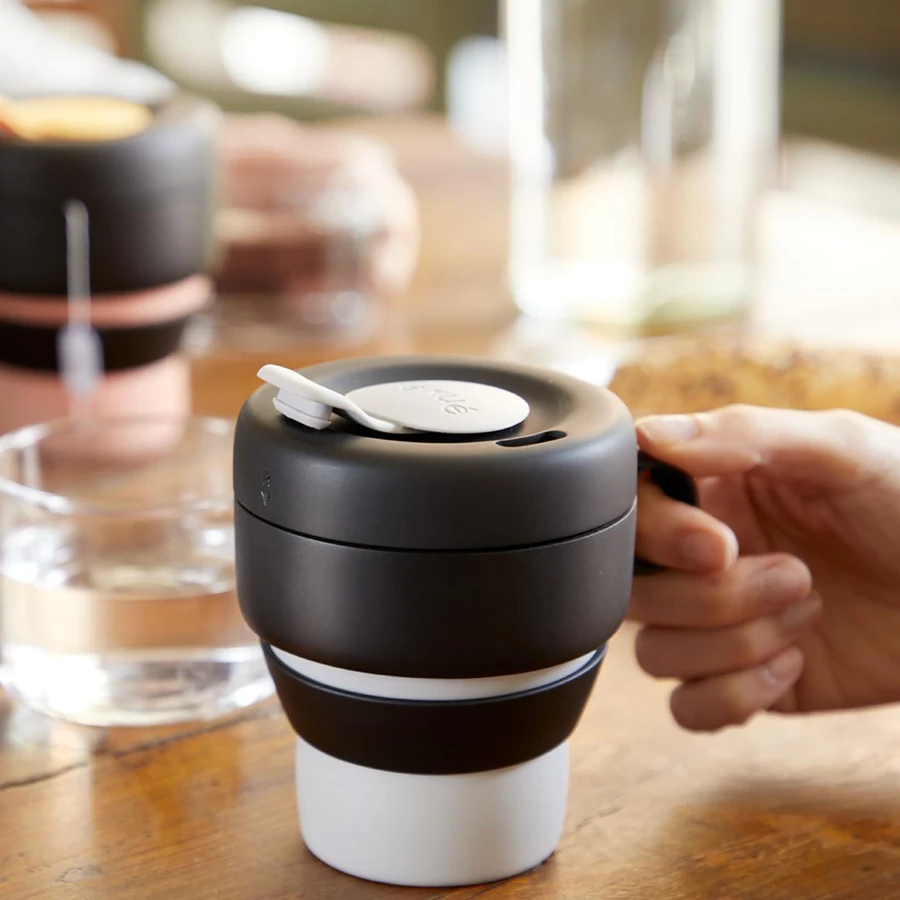 Lekue To Go Gri Katlanabilir Kupa - 350 ml