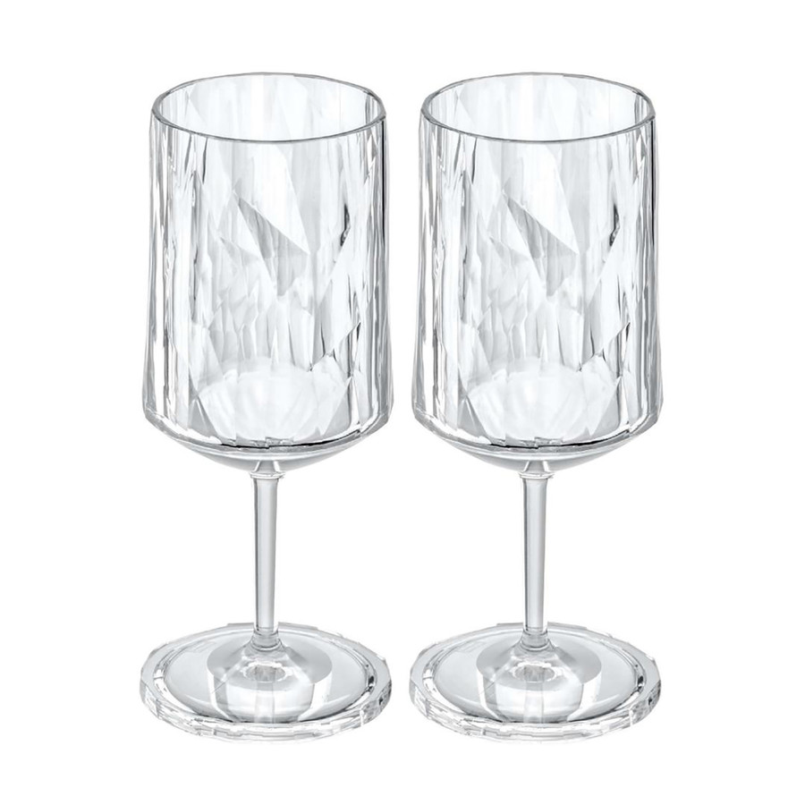 Koziol Superglass 2'li Kadeh 300 ml Şeffaf
