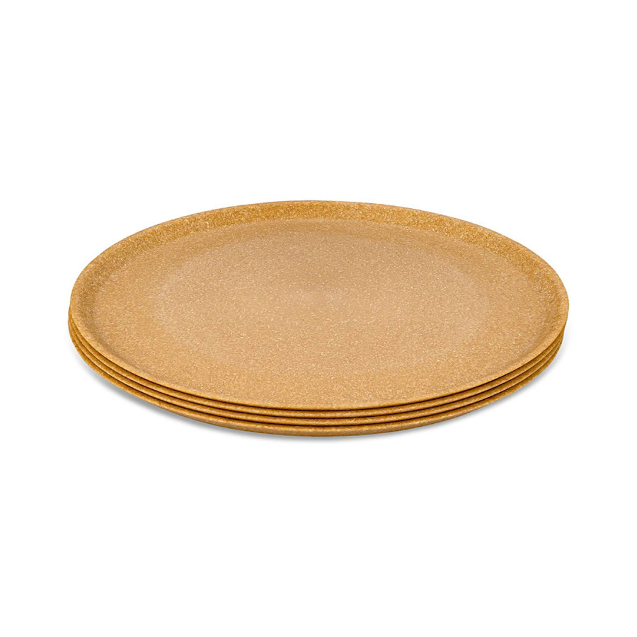 Koziol 4'lü Tabak 25,5 cm Kahverengi