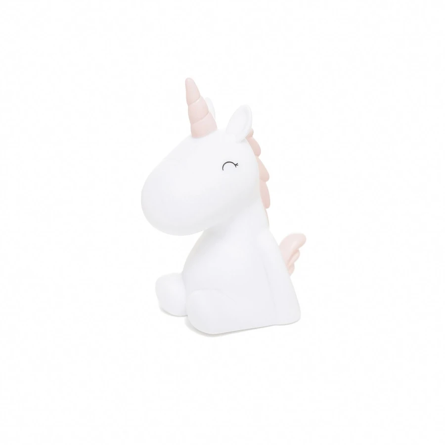 Dhink Baby Unicorn Gece Lambası 5x7,5x8,8 cm Beyaz