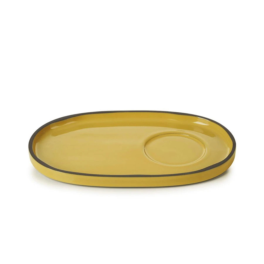 Revol Caractere Gourmet Hardal Fincan Tabağı - 18x11cm