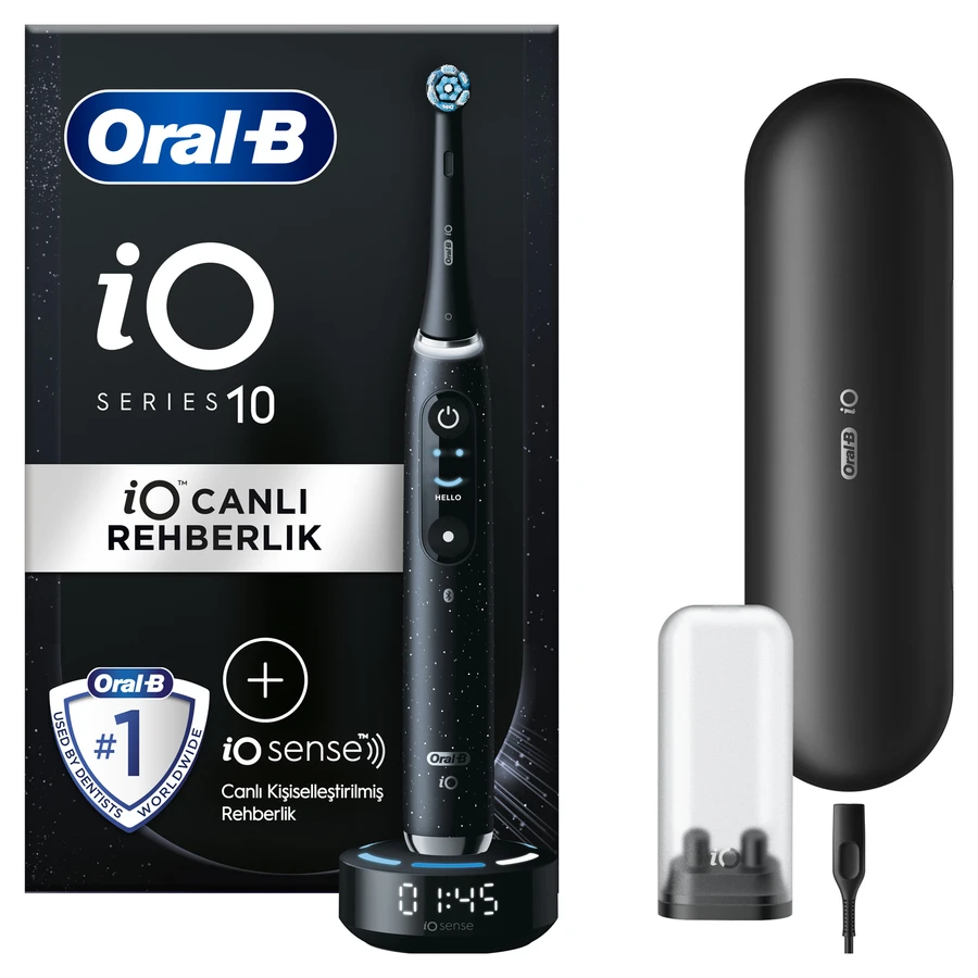 Oral B iO 10 Şarjlı Diş Fırçası Kozmik Siyah