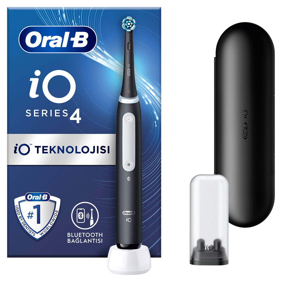 Oral B iO 4 Şarjlı Diş Fırçası Siyah