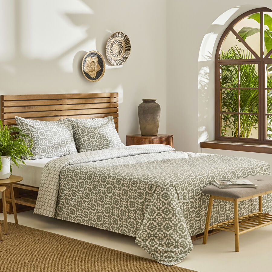 Kaşmir Home Safi Çift Kişilik Nevresim Takımı Gri