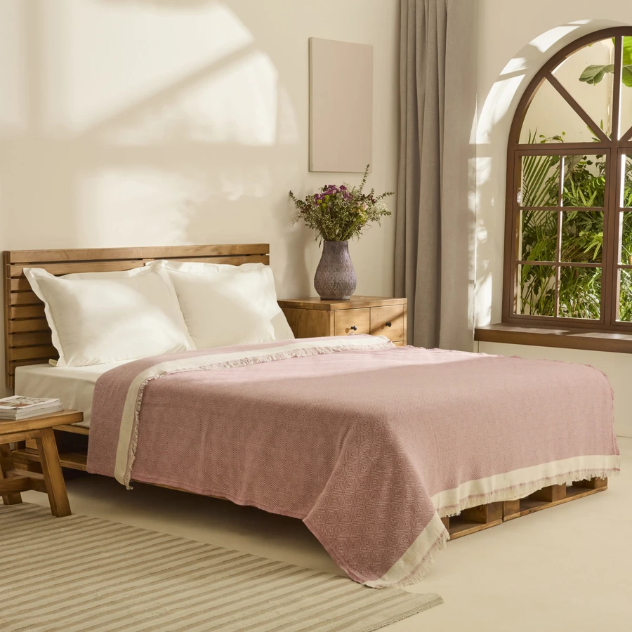 Kaşmir Home Frida Çift Kişilik Pike Rose