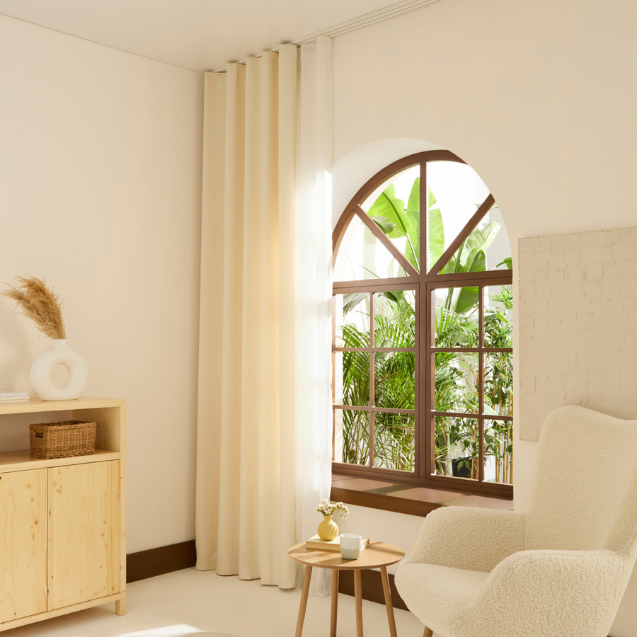 Kaşmir Home Holly Ada Fon Perde Krem 150x270 cm
