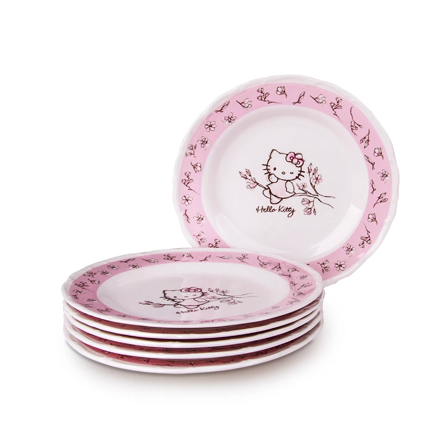 Hello Kitty Manolya 6lı Tabak 26 cm