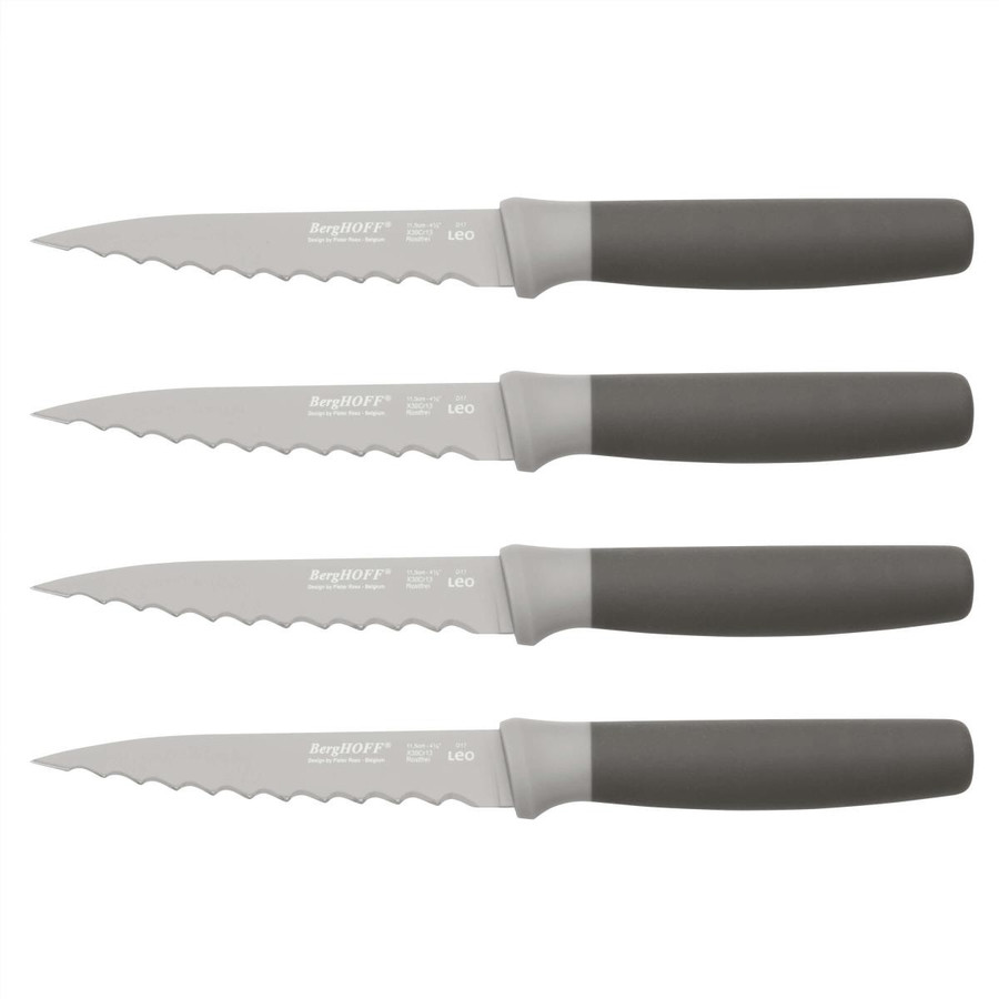 Berghoff Leo 18/10 Paslanmaz Çelik 4 Parça Biftek Bıçak Seti
