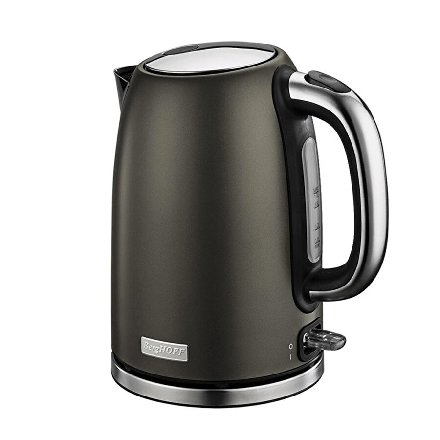 Berghoff Gem Titan 1,7 L Su Isıtıcı – 2200 W, Paslanmaz Çelik Gövde | Füme