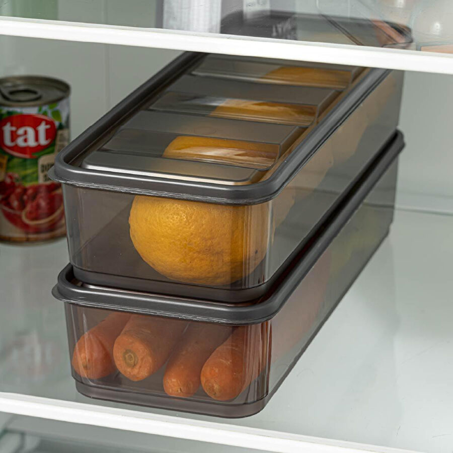 Vienev 2li Bella Buzdolabı Düzenleyici Saklama Kabı 1,65 Litre