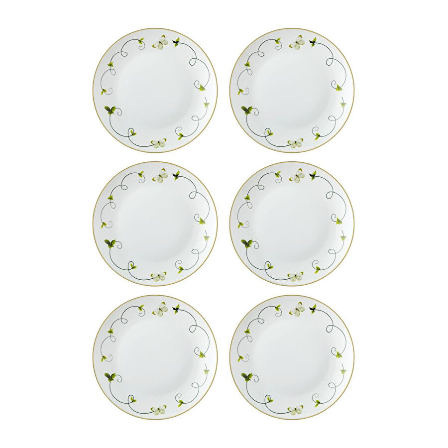 The Mia Butterfly Pasta Tabağı 6 Kişilik