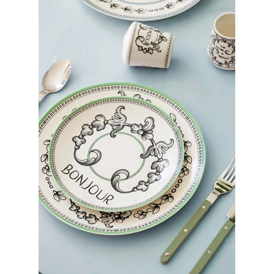 The Mia Bonjour Pasta Tabağı 6 Kişilik