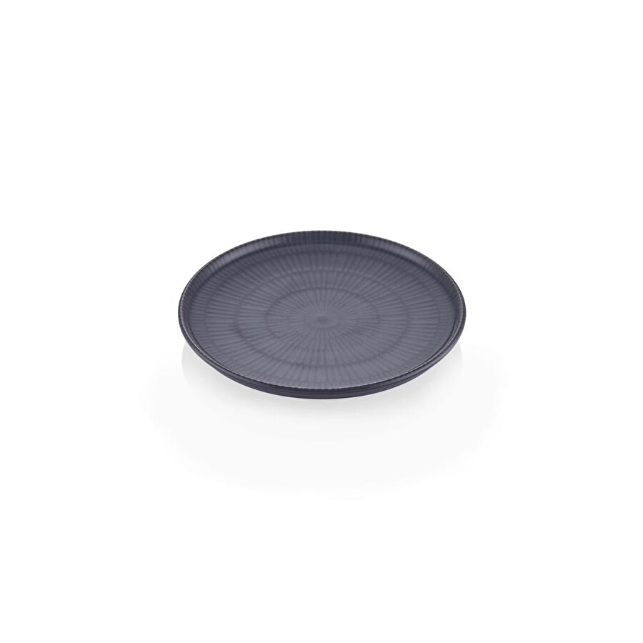 The Mia Noon Pasta Tabağı 6lı Set Gri 19 Cm