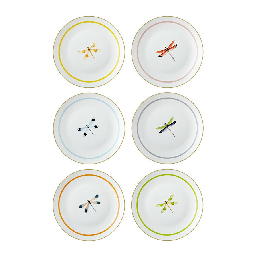 The Mia Dragonfly Pasta Tabağı 6 Kişilik