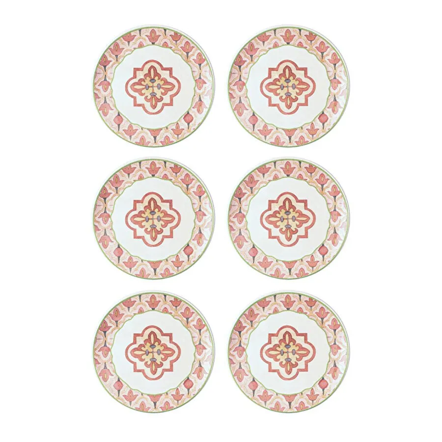 The Mia Dolce Vita Pasta Tabağı 6lı Set 19 Cm Dvt0002