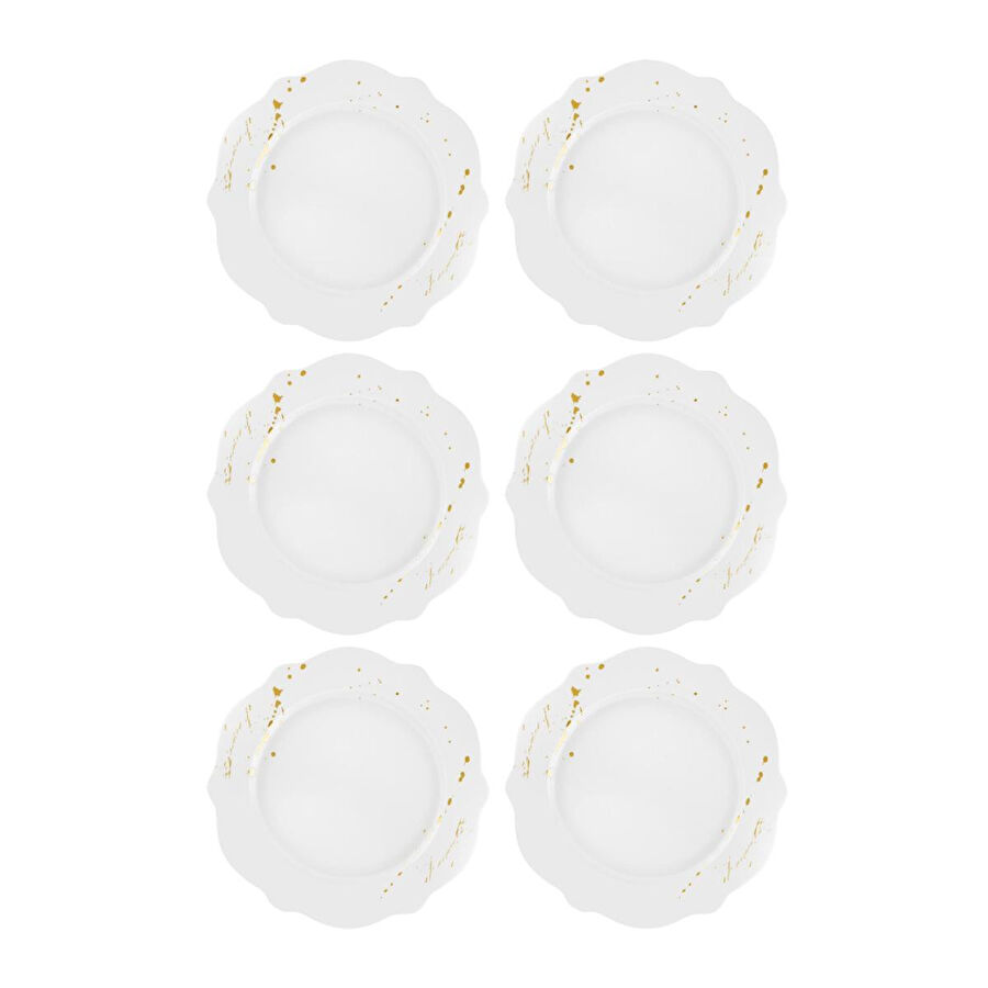 The Mia Splash Servis Tabağı 6 Parça 27 Cm