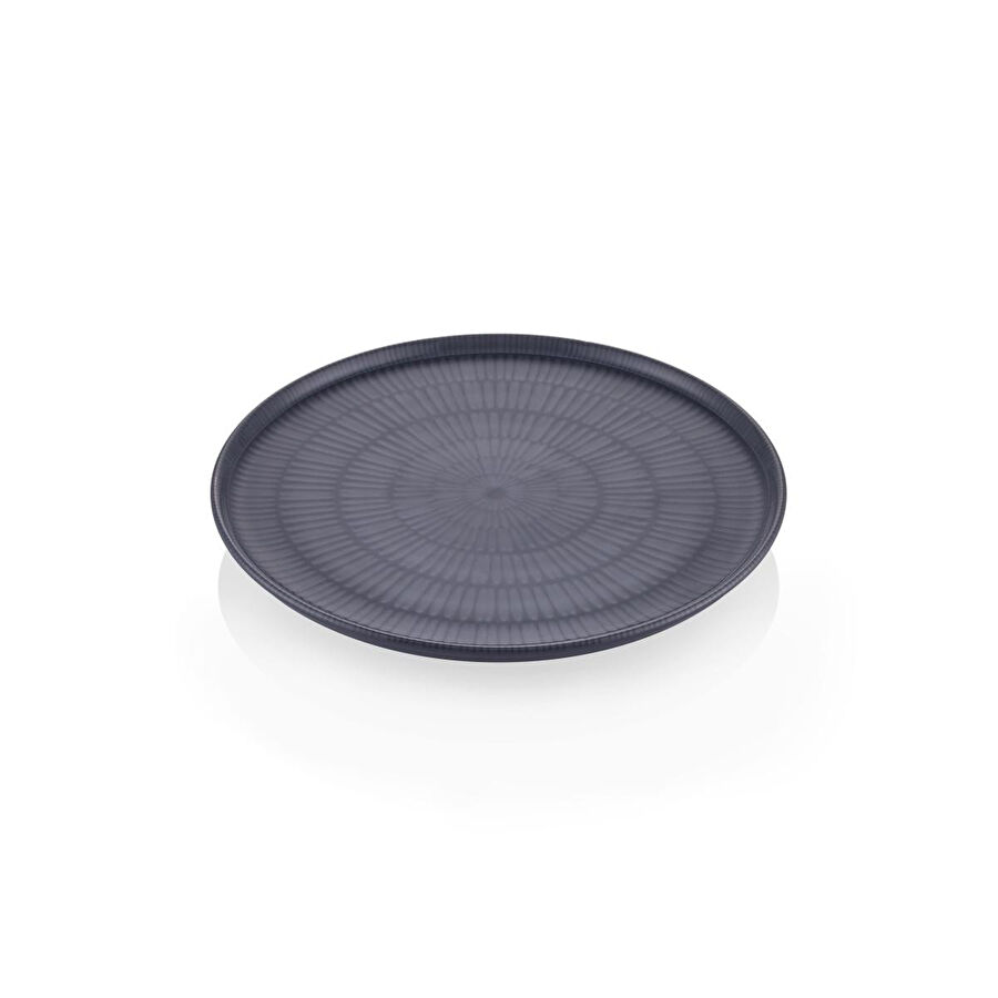 The Mia Noon Servis Tabağı 6lı Set Gri 26 Cm