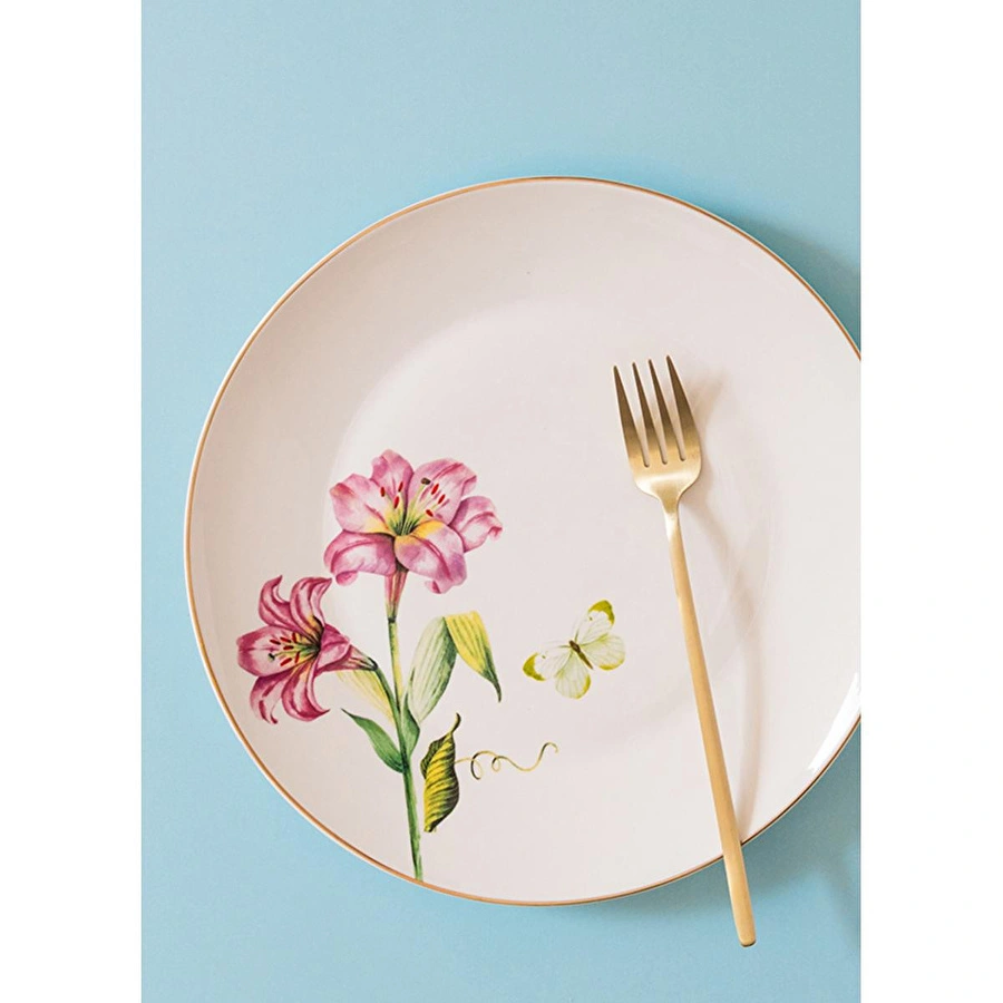 The Mia Blomma Servis Tabağı 6 Kişilik