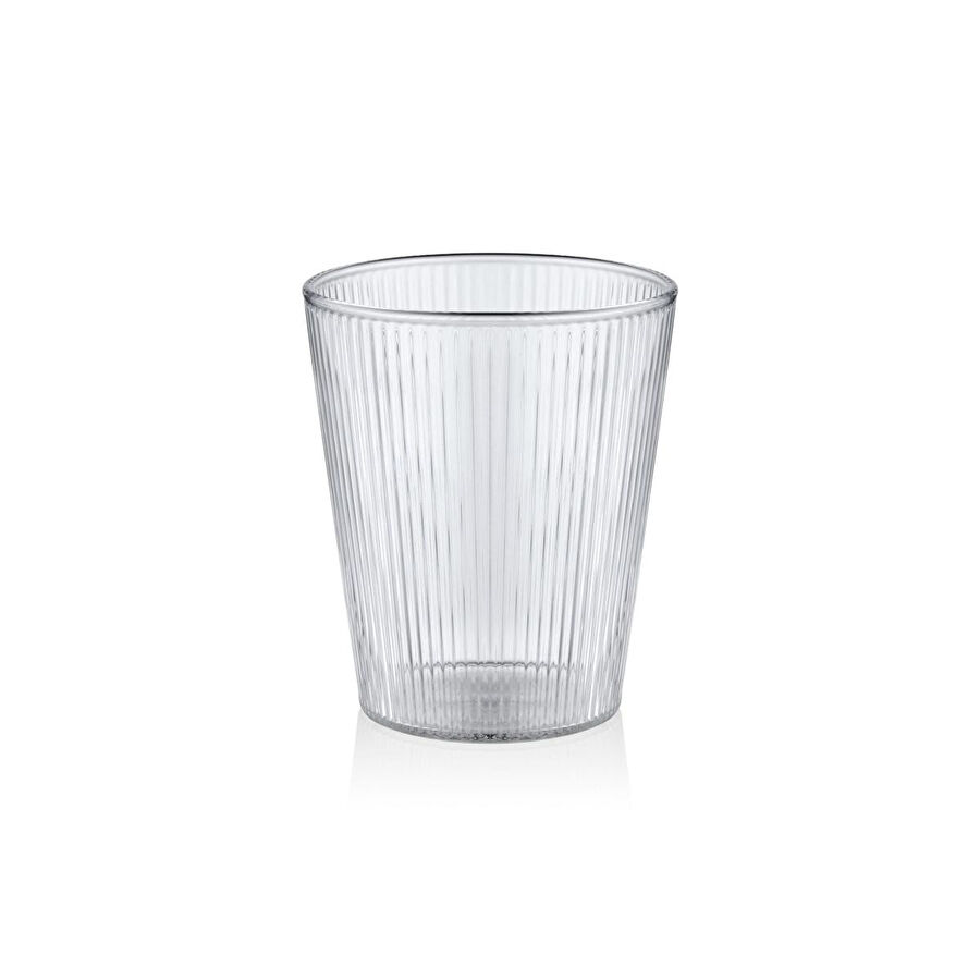The Mia Striped Borosilikat Cam Bardak 400 Ml