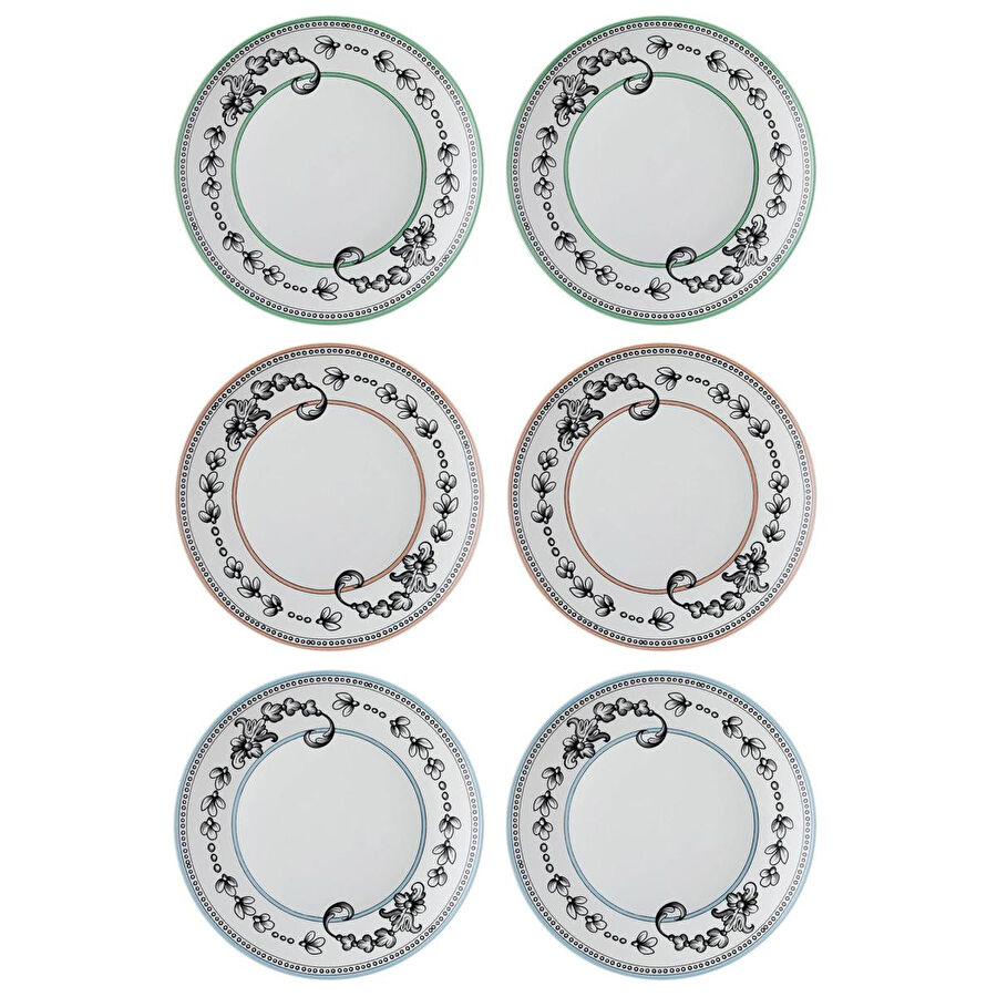 The Mia Bonjour Servis Tabağı 6 Kişilik