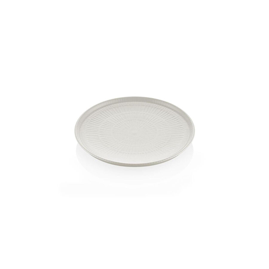 The Mia Noon Pasta Tabağı 6lı Set Krem 19 Cm