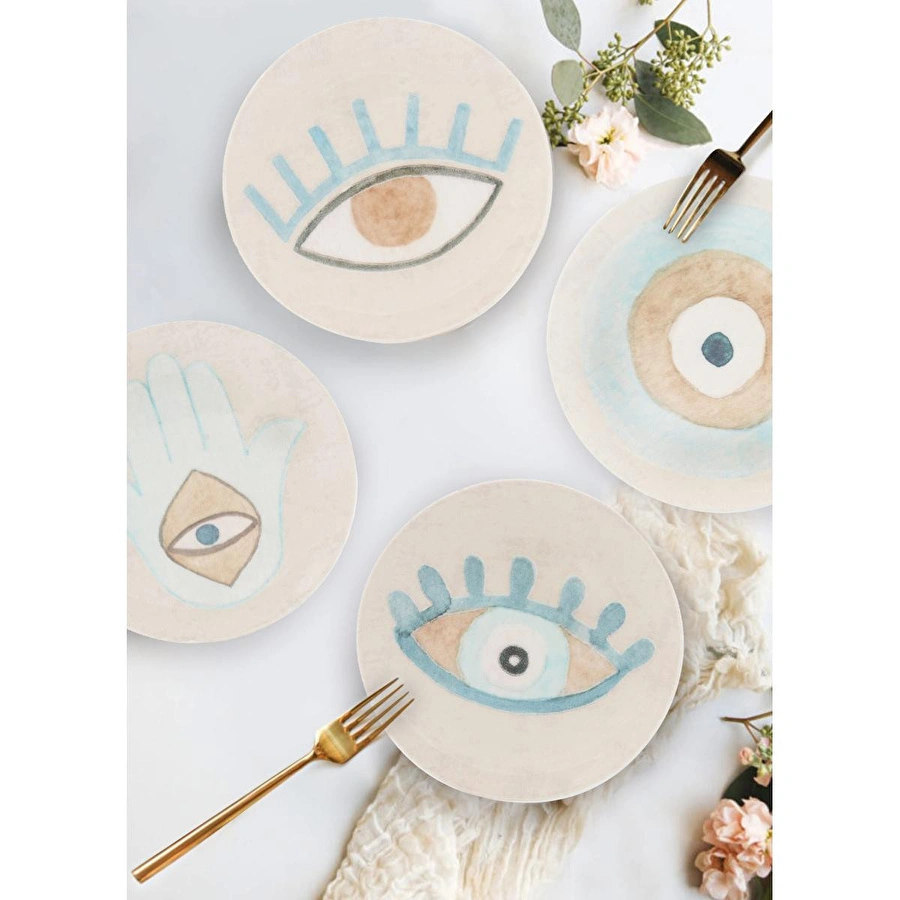 The Mia Amulet Pasta Tabağı 6lı Set - 19 Cm