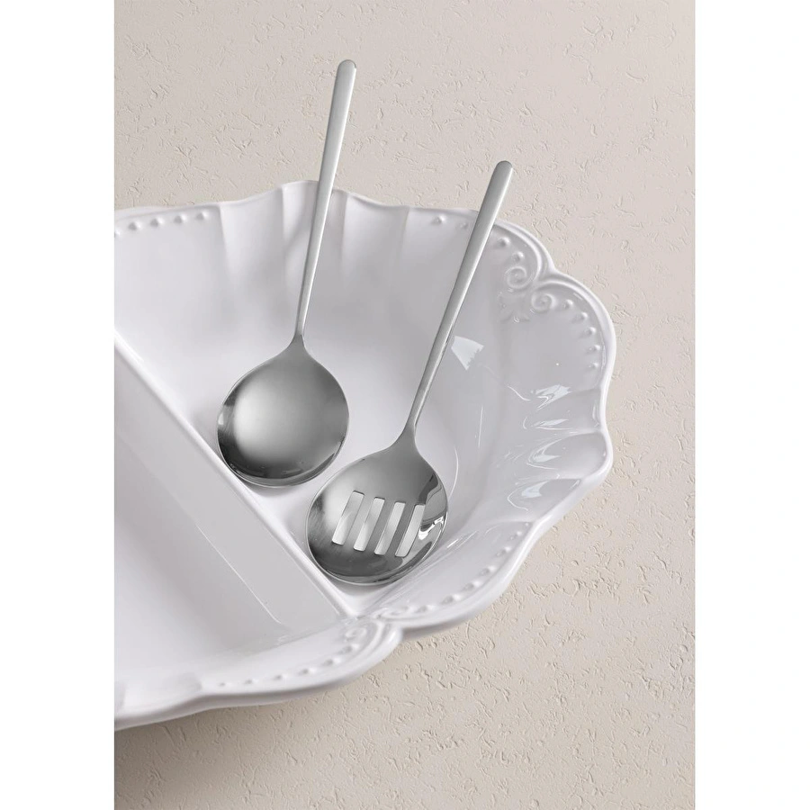 The Mia Giallo Servis Seti Gümüş 2 Parça