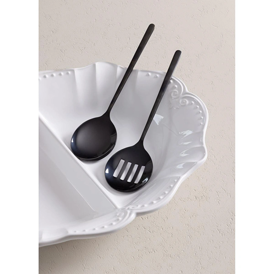 The Mia Giallo Servis Seti Siyah 2 Parça