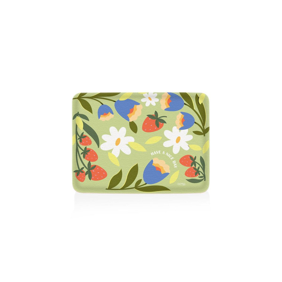 The Mia Spring Kaydırmaz Tepsi Yeşil 37x28 Cm