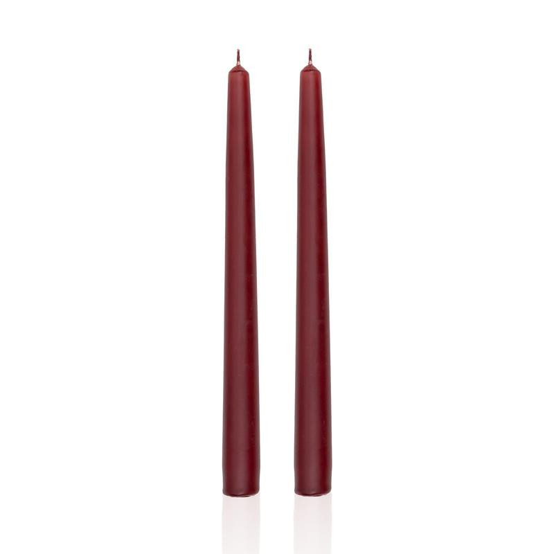 The Mia Iconic Şamdan Mum 2li Set Bordo 26 Cm